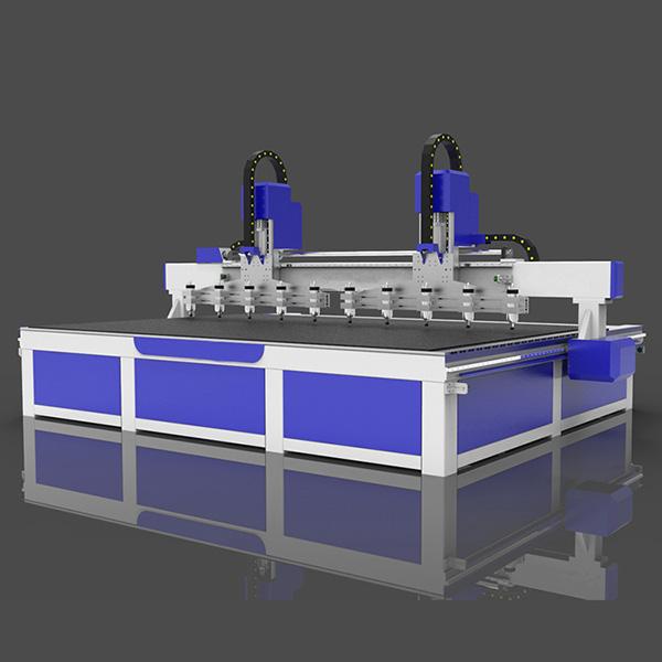 1325 2040 Mașină de router CNC pentru prelucrarea lemnului cu mai multe arbori