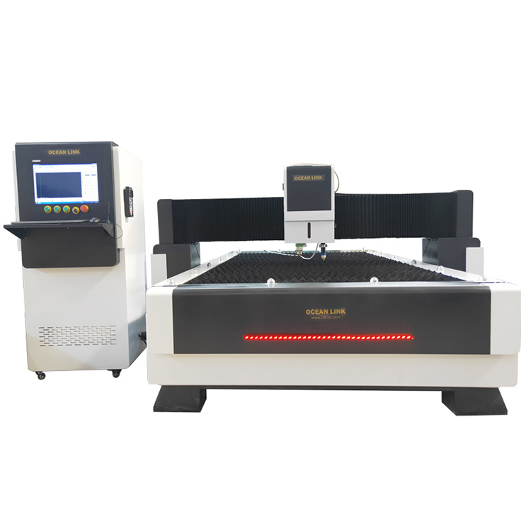 Mașină de tăiat integrată cu laser și plasmă din fibră din tablă inoxidabilă CNC 1530